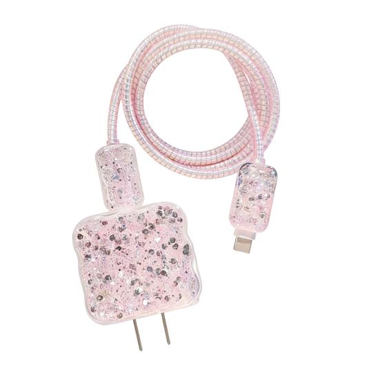 Charger Case And Cable Organizer for IPhone 14/15/13/12 20W Fast Charging Anti-Break Data Line Protector Charger Dust Cover