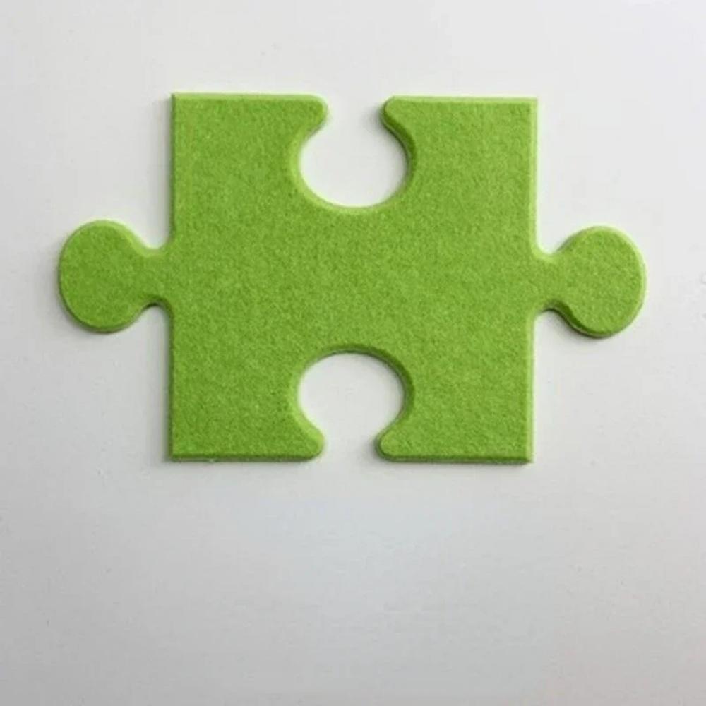 1PC Felt Bulletin Board Tiles DIY Jigsaw Wall Panels Creative Wall Decor for Playroom Bedroom Photo Background Display