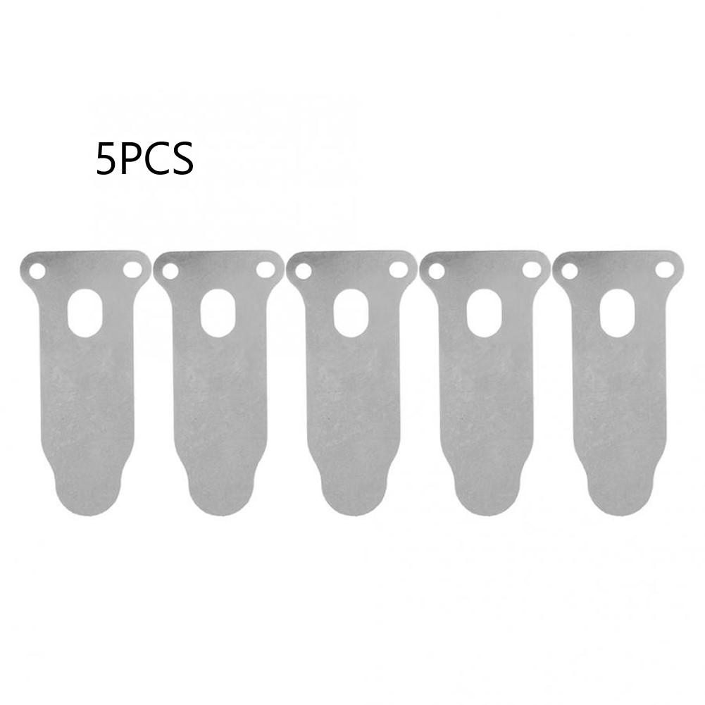 5Pcs Valve Plates Tongue Shape Metal Air Compressor Accessories 57mm Long Air Compressor Valve Plate Fitting Set Power Tool Acce