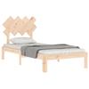 Solid Wood Bed Without Mattress 90x200 Cm Pine Wood