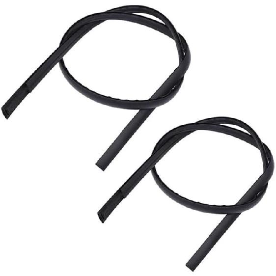 2pcs Roof Drip Molding Weatherstrip 75555-06080 75556-06080 75555-06100 75556-06100 for Toyota Camry 2012-17 Left & Right Side Roof Drip Molding