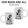 1pc 11oz Funny Printed Coffee Mug, Double-Sided Design, For Hot Drinks, Office, Home Kitchen, Perfect Useful Gift for Friends or Coworkers