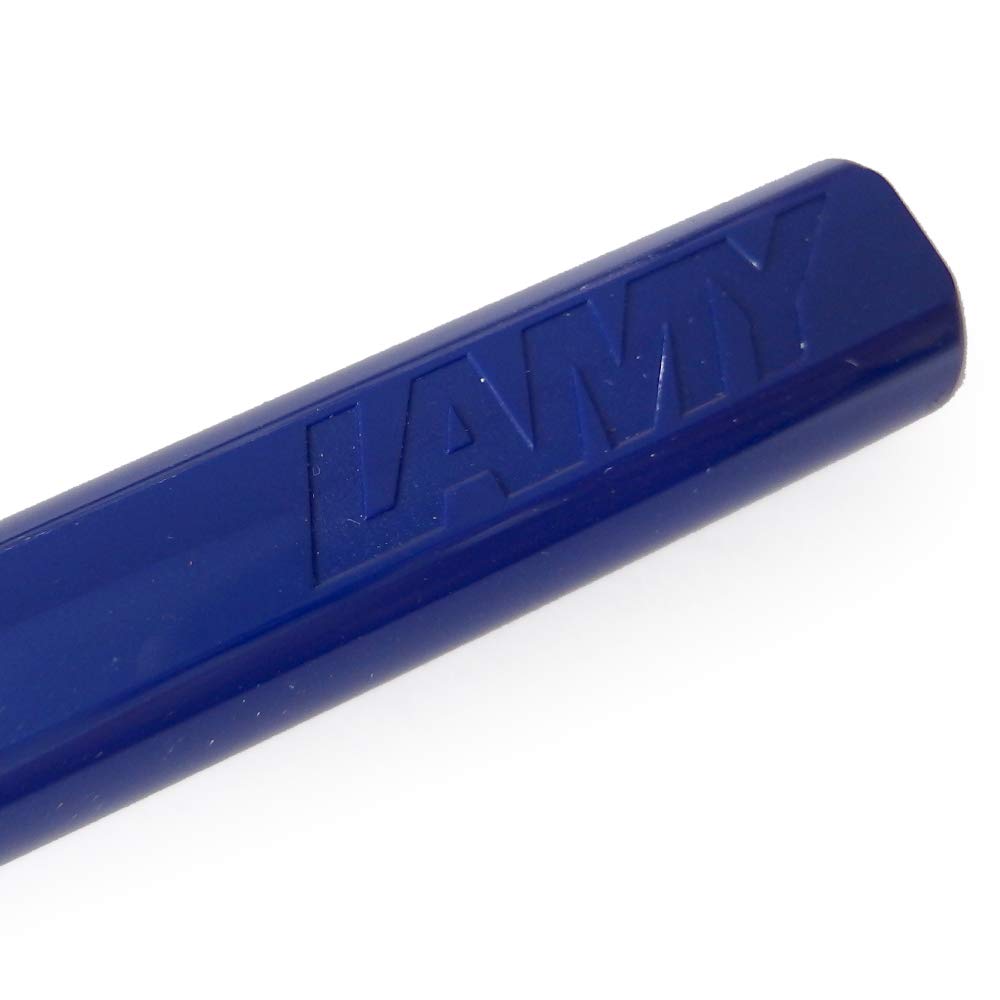 LAMY Safari Blue Fountain Medium Blue Pen, L14, Nib, Cartridge/Converter Compatible, [Used]