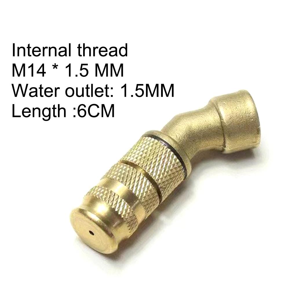 2 Stück Messing Verstellbare Düse für Gartenbewässerung und Rohinstallationen