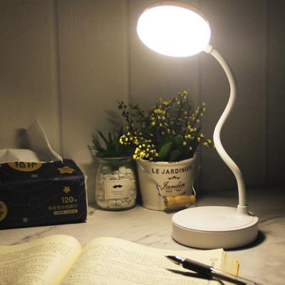 מנורת שולחן LED ניידת ניתנת לעמעום תקע USB מופעלת סוללה מנורת שולחן חדר שינה קריאה מנורת לילה הגנה על העיניים מנורת לילה LED ליד המיטה