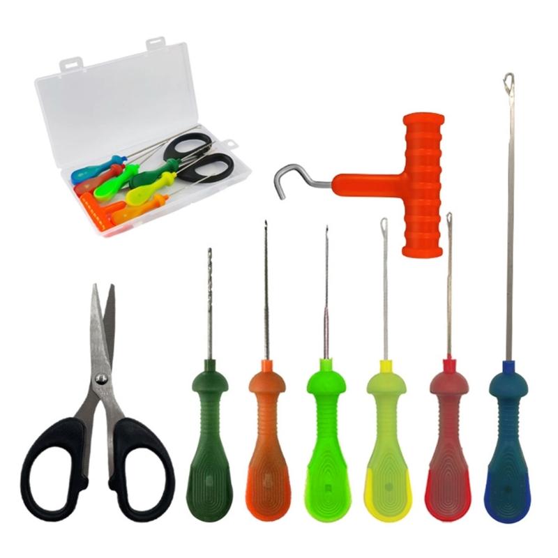 Angelköder Rig Werkzeug Köder Rigging Nadel Swinger Bohrer Angelköder Nadel Spleißstifte Einfach zu bedienen