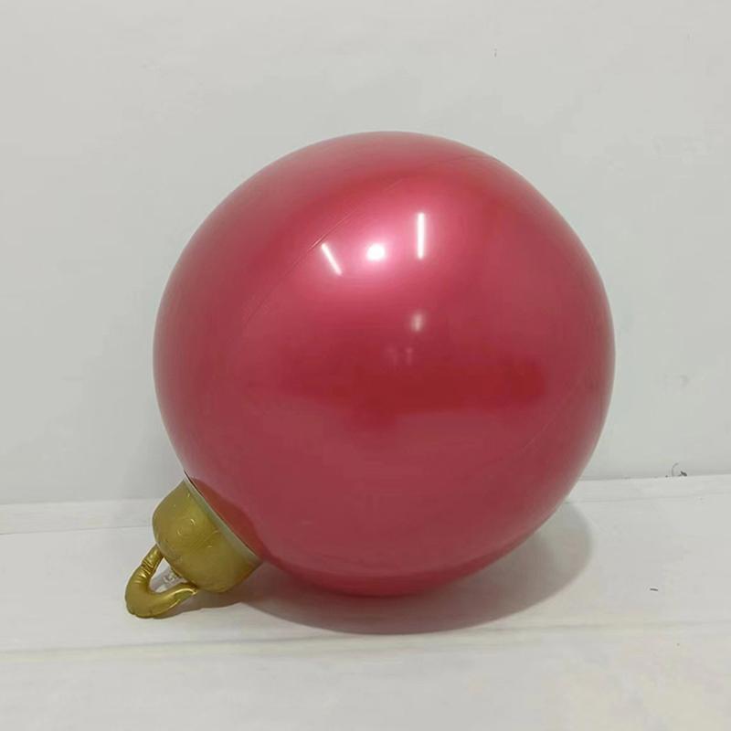Weihnachten Aufblasbare Dekoration Ballon Drucke Handwerk Spielzeug Ball Festlichen Spaß Im Freien 60Cm