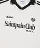 SAINTPAIN Sp Heart Logo Emblem Collar Jersey - White