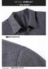 Men's Wool Jacket with Classic Lapel - Spring/Autumn, Plus Size, Zipper, for Middle-Aged and Elderly Dads