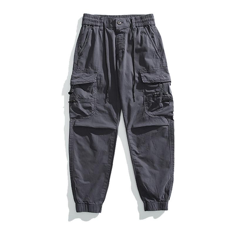 Nieuwe Heren Overall Casual Losse Wijde Pijp Leggings Broeken Trendy Merk Heren High-end Broeken Herenkleding