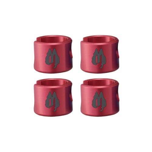 

Free The Tone SLC-5AL-RD-4P Solderless Aluminum Caps for CU-5050, L-Plug, Red, Pack of 4