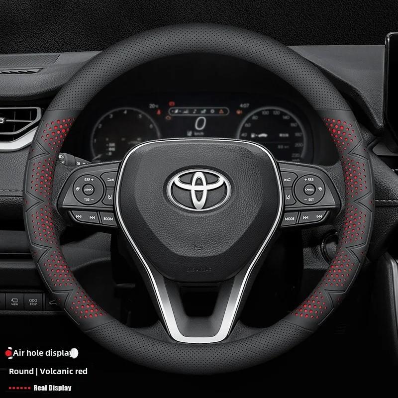 Toyota Rattöverdrag Anti-halk Svettabsorberande Andningsbar Ultratunn Slitstark Fyra Säsonger Specialbil Ratt