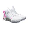 New LiNing Shadow 4 Cushioning Anti Slip And Wear Resistant Coverage Support Mid Top Basketball Shoes Men's White Pink ABPS057-1