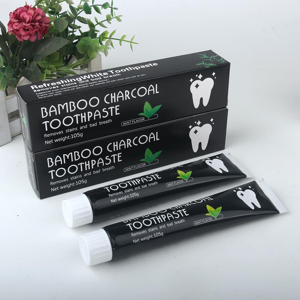 Bamboo Charcoal Activated Black Toothpaste: Fresh Breath & Oral Health Protector (Single Pack)