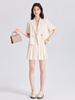 Women's Petite Short-Sleeved Summer Suit Jacket - Thin, Elegant Casual Set 2026