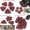 Versatile Triangle Sandpaper With Flannelette Backing 6 Holes 90*90*90mm
