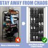24/12 Compartment Shoe Storage Hanging Bag Behind The Door,largecapacity Wall Mounted Storage Bags.Miscellaneous Sorting Bag