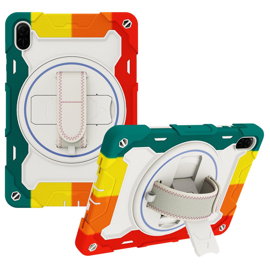 For Honor Pad X9/X8a Case Kickstand Hand Strap PC+Silicone Tablet Cover