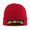 Helloween Rock Band Warm Knitted Cap Fashion Bonnet Hat Autumn Winter Outdoor Beanies Hats for Unisex Adult