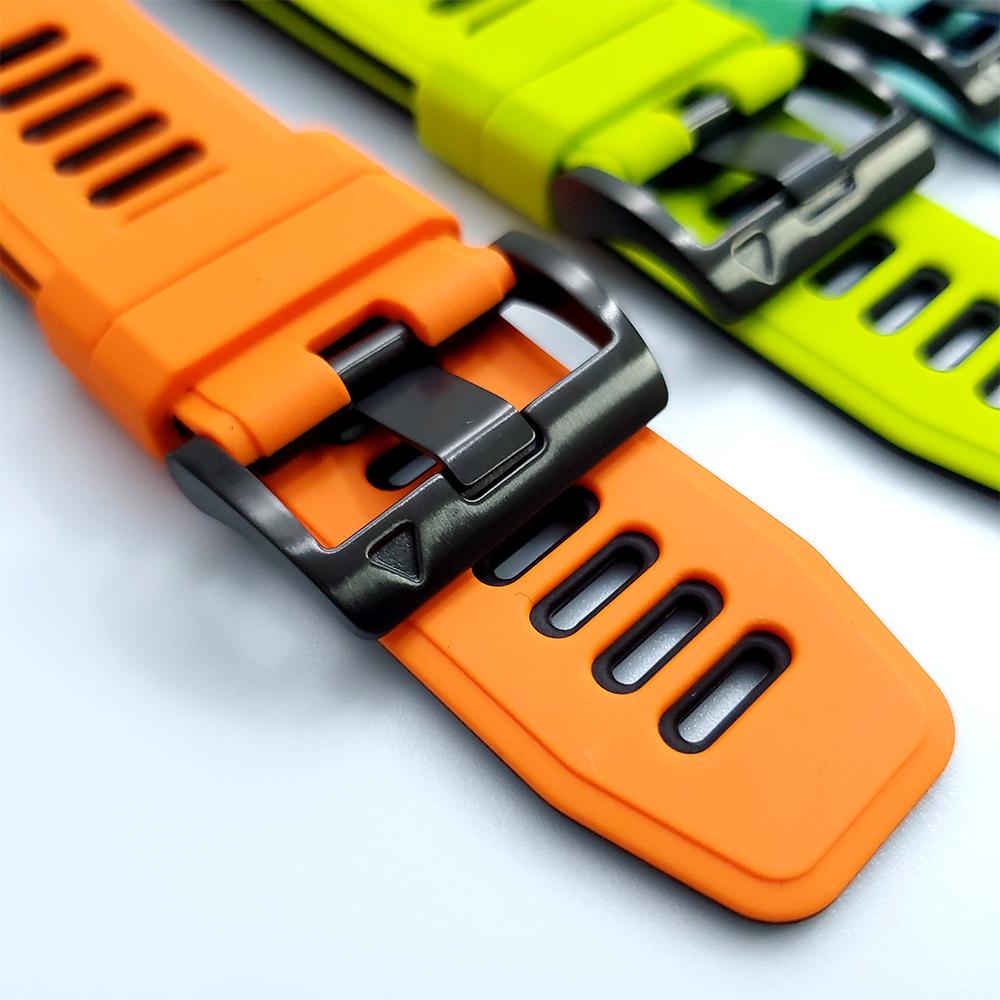 20mm Schnellwechsel-Armband für Garmin Fenix 7S 42mm Solar 6S Pro 5S Plus/Instinct 2S 40mm/Descent Mk2S Silikonband 26mm 22mm