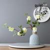 Zen Chinese Style Artificial Plum & Peach Blossom Flowers for Living Room & Foyer Decoration