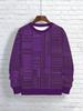 Round Neck Long Sleeve Sweatshirt Men's Spring and Autumn Fashion Round Neck Sweatshirt
