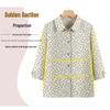 Nuovo Stile 2026 Camicia Estiva in Puro Cotone per Donne di Mezza Età e Anziane
