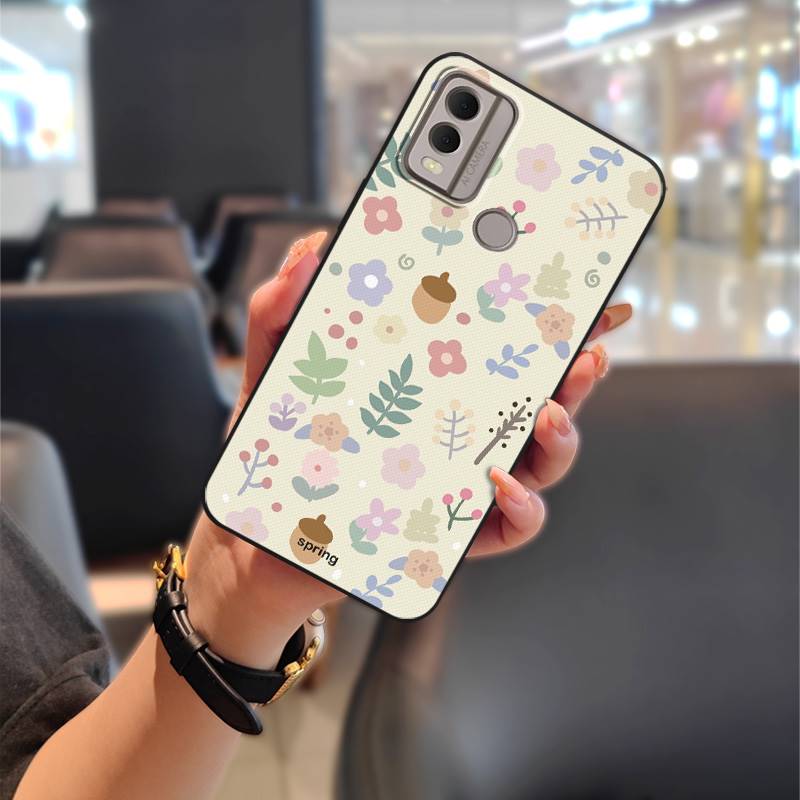 Silicone Animals Phone Case For Nokia C22 Waterproof Protective Anti-dust Cartoon Graffiti Durable Fashion Design Cute