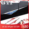 2026 New For VW VOLKSWAGEN 2PCS NEW Car ABS GTI Badge Fender Side Blade Emblem Sticker for VW GTI Golf 3 4 5 6 7 MK4 MK5 MK6 Pol