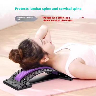 Lumbar Back Soothing Device Stretch Lumbar Spine Relieve Nerve Compression Magnetic Massage Lumbar Vertebrae Back Corrector