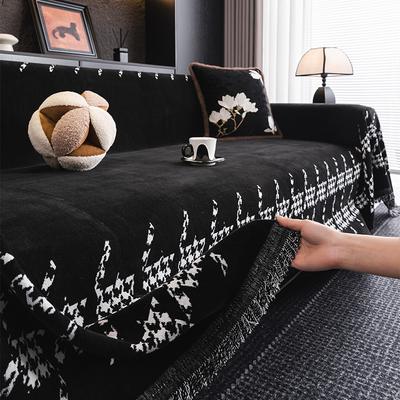 1pc Thick Chenille Sofa Cover Blanket - Soft, Pet-Friendly Couch Protector All-Season Use for Living Room, Bedroom, Office Decor, Couch Cover