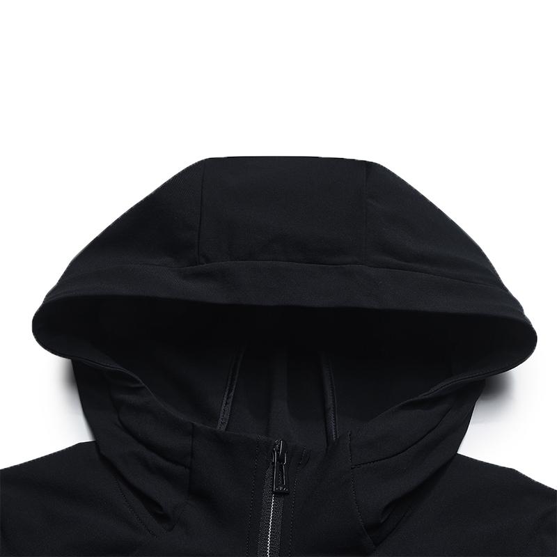 Fila Fitness Series Minimalist Classic Personalized Sports Training Comfortable Hooded Slim Jacket Women Jackets A11W621519F-BK