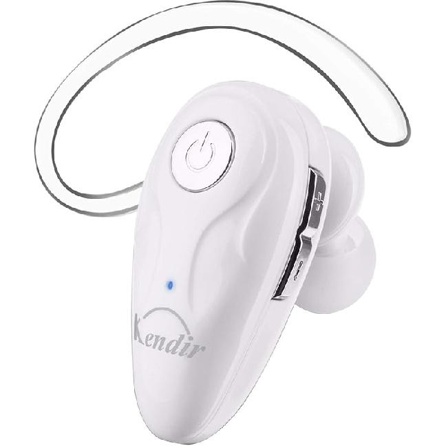 Bluetooth Headset, V5.0 Ultralight Wireless Headphone Cell Phone Earpiece with Mic Headsetcase,Volume Control, Handsfree Earbud,Compatible with