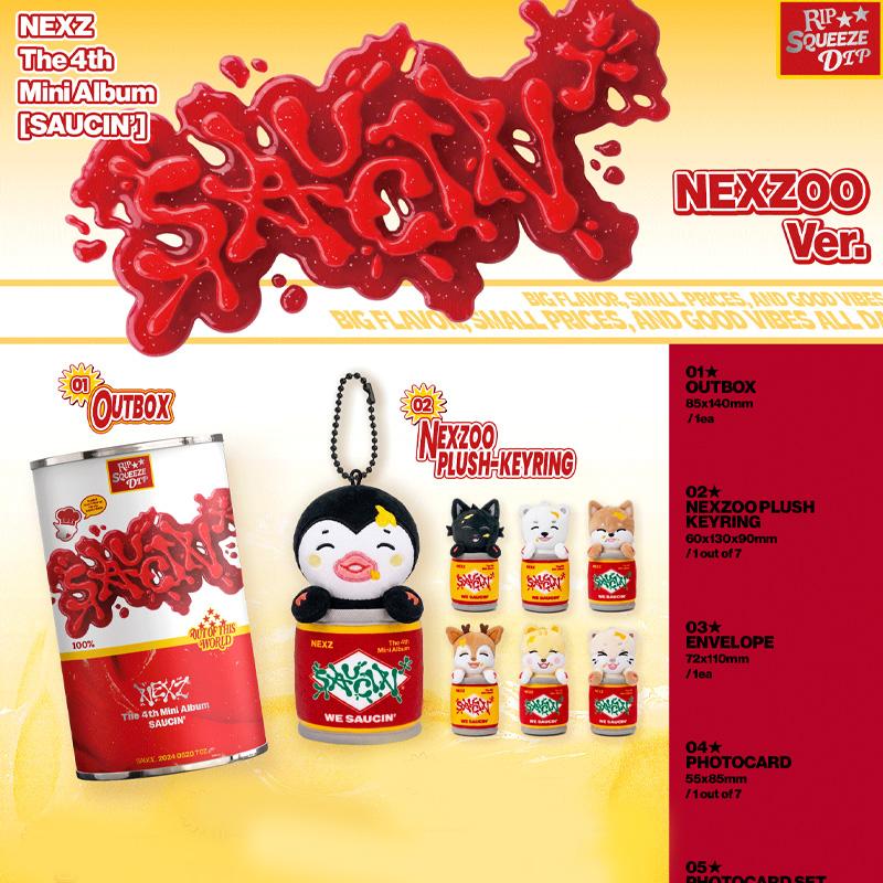[PREORDINE] NEXZ – 4° Mini Album [SAUCIN'] (Versione NEXZOO)