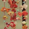 Hanging Hina Doll Goldfish Hanging Medium Size with Display Stand Decoration, Ornament, (90cm Tall),