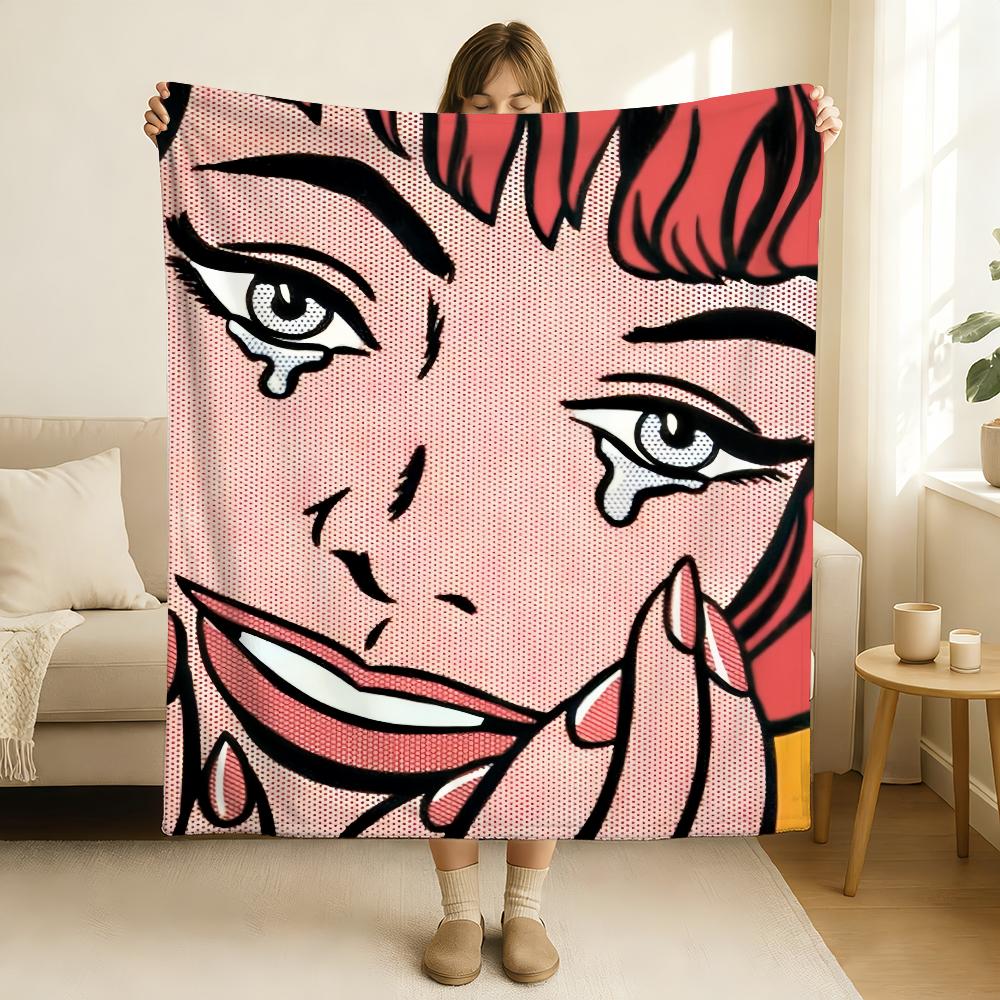Artist R Roy L Lichtenstein Blanket Soft and Skin Friendly For Couch Bed Napping Bedspread All Seasons Comforter