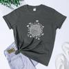 Magic Mushroom Tree Ring Tshirt Aesthetic Unisex Trippy Mushroom Cottagecore Tshirt Vintage Forestcore Cottage Core Top Tee Shir