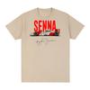Ayrton Senna Vintage T-Shirt Fahrer Party Spaß Fitnessstudio Brasilianische Baumwolle Herren T-Shirt Neues TEE T-SHIRT Damen Oberteile