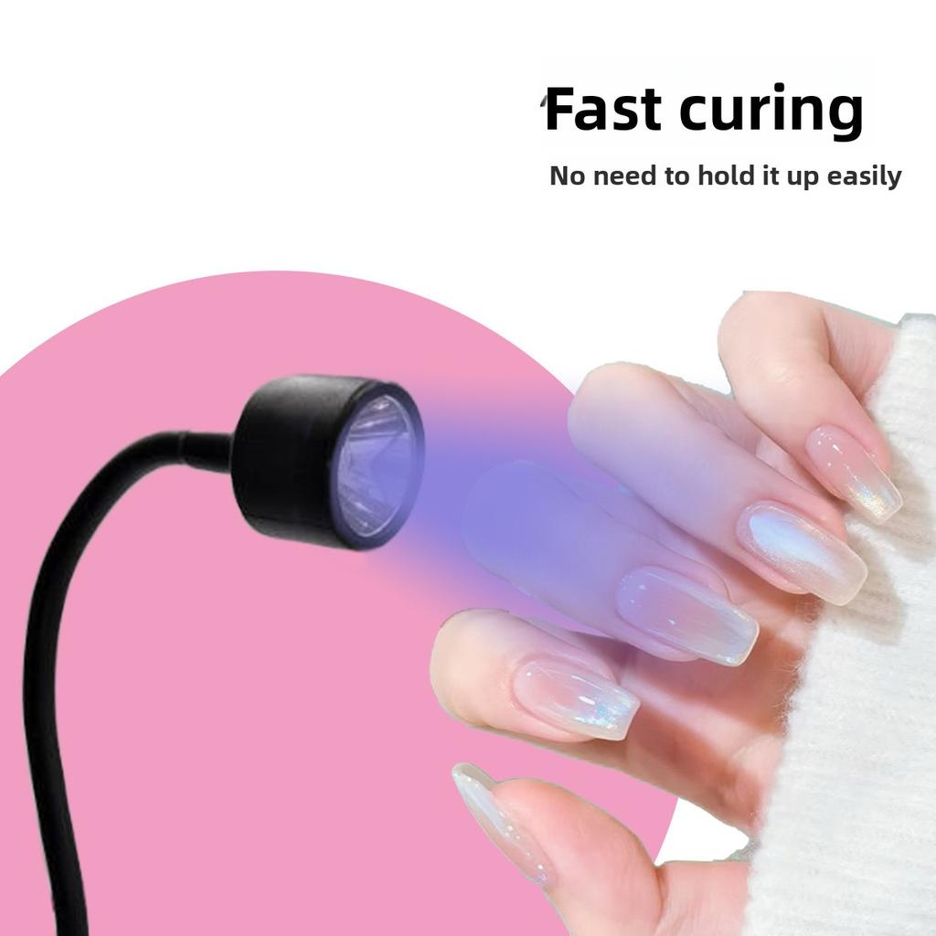 Mini Nail Dryer UV LED Nail Lamp Foldable USB Curing Lights Desk Lamp For Gel Polish Quick Dry Nail Art Dryer Manicure Tool
