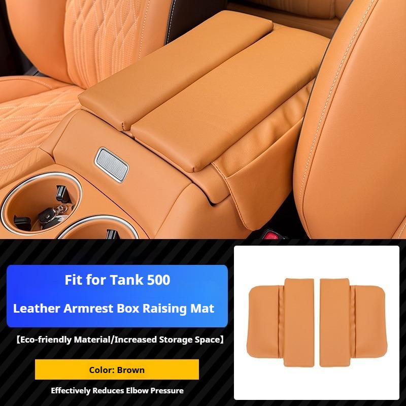 For GWM Tank 500 Hi4-T Hi4-Z 2026 Car Armrest Box Height Pad Leather Protective Case Modified Anti Slip Interior Accessories