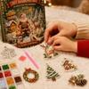 Pack Acrylic Christmas Hanging Ornaments Gift Set for Holiday Decor