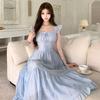 Gentle Temperament Suspender Dress Female Summer First Love Pure White Moonlight Slim Waist Thin Fresh and Sweet Skirt