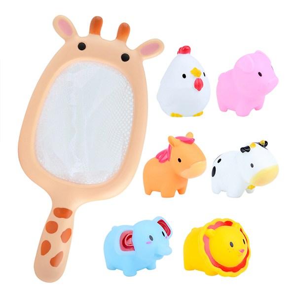

Happy Play Игра для купания с друзьями-животными Жираф приземляется Водная игровая игрушка, разноцветные, популярные корейские игрушки