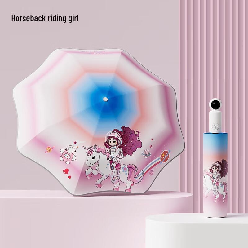 MAYDU Детский автоматический зонт с градиентом