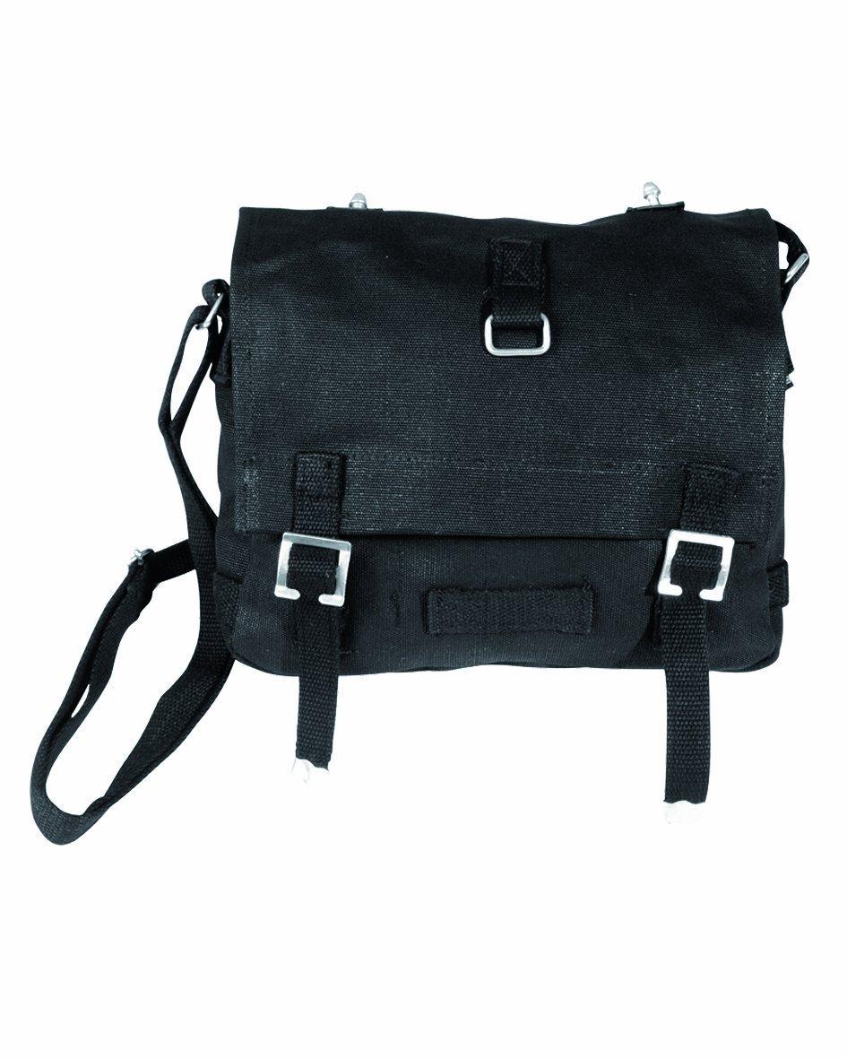 

[Mil-Tec] German Federal Army Bread Bag, 100% Cotton Canvas, 26x20x8cm, 4L - BLACK