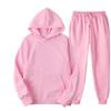 Unisex Sports Fleece-Lined Hoodie & Sweatpants Set with Custom Logo Option