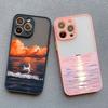 For iPhone 16 13 Pro Max Fashion Blue Sea Scenery Phone Case For iPhone 15 14 7 8 Plus XS X XR 16 13 12 11 14 15 Pro Max Cover