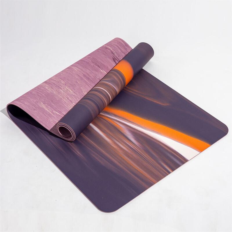 OEING Flowing Camo Color-Block Rubber Yoga Mat