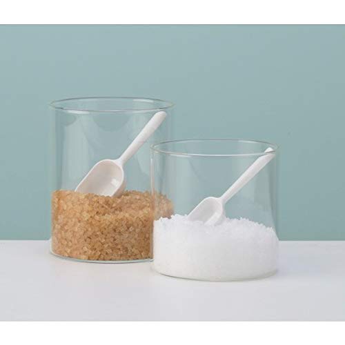 Inomata Chemical Co., Ltd. Measuring Spoon Short White Tablespoon & Teaspoon Set