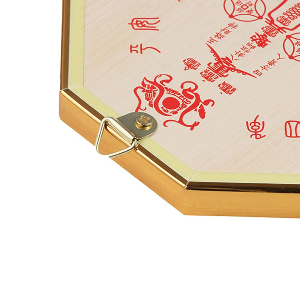 Kovový rám Osmiúhelníková zrcadla 13cm 17.5cm 20.5cm Zrcadlo Osmi diagramů Fengshui Město domů